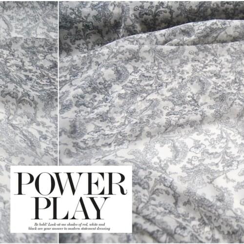 LEO&LIN Large Wide White Elegant Silk Georgette Chiffon Clothing Fabric DIY Patchwork Tissue