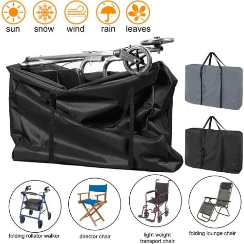 Folding Chair Storage Bag Outdoor Furniture Dust Cover Bag Waterprooof Cloth Heavy Carry Storage Bag For Lounge Transport Chair