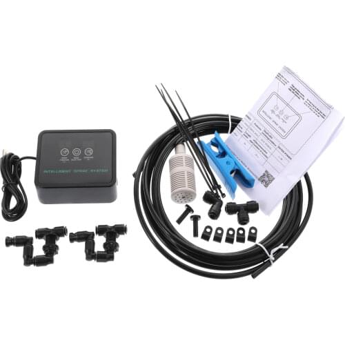 Intelligent Reptile Terrariums Fogger Water Humidifier Timer Automatic Watering Indoor Mist Spray System Set Sprinkler