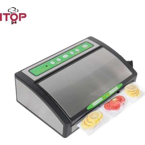 ITOP Vacuum Packaging Machine Electric Household Vacuum Food Sealer with 1 roll Packing Bag 220V/110V