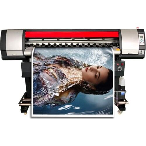 Vinil And Banner Printing Machine 1.8M Vinyl Printer Dx7 Plastic Sticker Printer Adhesive Roll Sticker Printing Machine