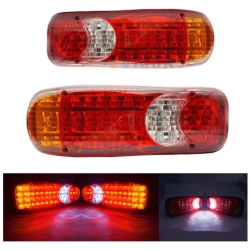 12V 24V 46LED Car Truck LED Rear Tail Light Warning Lights Rear Lamp for Trailer Caravans UTE Campers ATV Boats