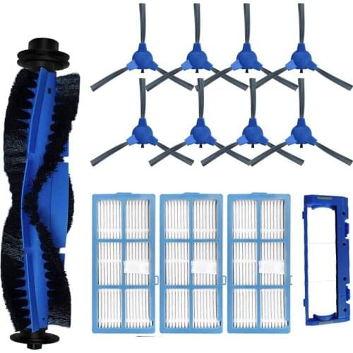 Replacement Parts Compatible For Goovi 1600PA D380 D382 Robot Vacuum Cleaner Accessories Kit, Roller Brush, HEPA Filter