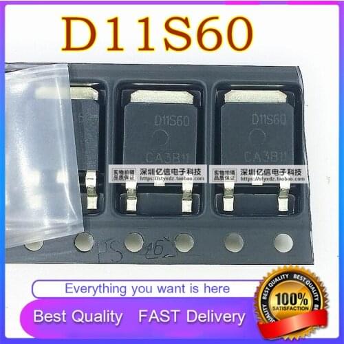 10Pcs/Lot New Original D11S60 AOD11S60 Field Effect MOS TUBE PATCH TO252 PACKAGE Good Quality