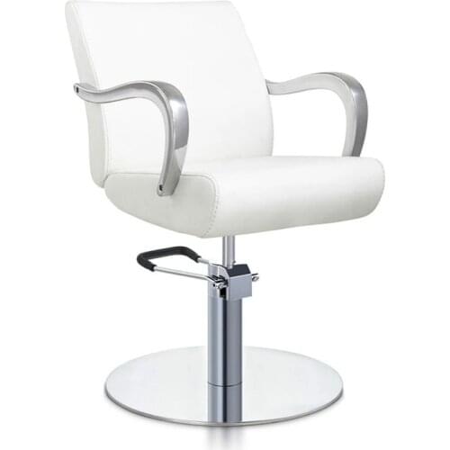 White Ladies Barber Chair New Style Barbershop Hydraulic Hairdressing Chairs Hairdressing Chair Hair Salon Furniture