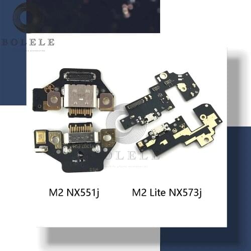 For ZTE Nubia M2 NX551j / M2 Lite NX573j USB Charger Port Dock Socket Plug Board Jack Connector Charging Flex Cable Microphone