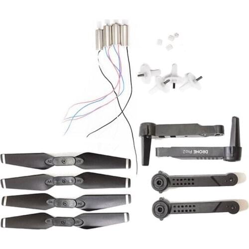 Spare parts for E99pro2 rc Drone motors engines e99 Quadcopter foldable arm propellers blades gear