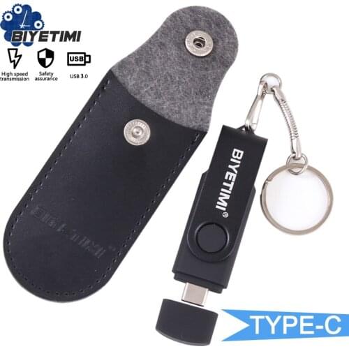 Biyetimi Usb flash drive 64GB Type c 3.0 pendrive 32GB 128GB type-c 256GB real capacity usb memory stick for phone and computer