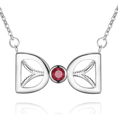 Hot Wholesale Silver Plated Charm Jewelrys Necklace,free Shipping Fashion Stamped Fashion Jewelry Pendant AN1626/czxalrea