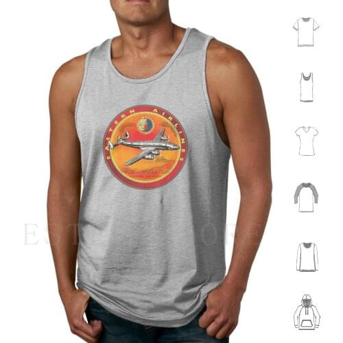 Eastern Lockheed Usa Tank Tops Vest Sleeveless Eastern Lockheed Usa Pilot Travel Label Luggage Plane Flight