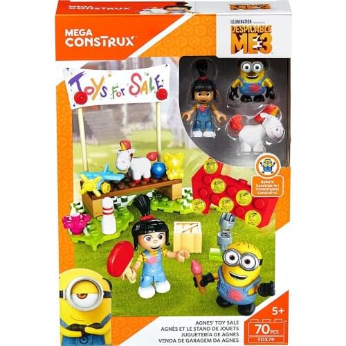 Mega Construx Despicable Me 3, Agnes Buildable Set 70pcs/pzs -5years old Children Toys Festival Christmas Gift