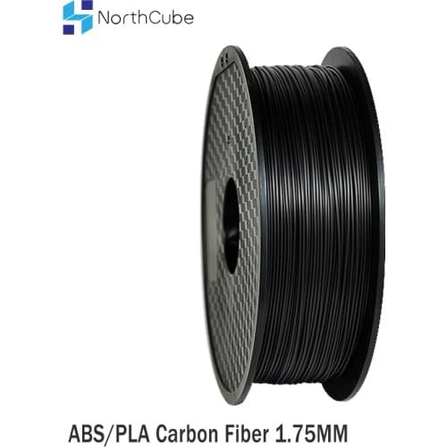 NorthCube PLA/ABS/PETG/Nylon/PC Carbon Fiber 3D Printer Filament 1.75mm Dimensional Accuracy +/-0.05mm, Contain 15% Carbon Fiber