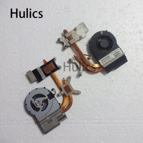 Hulics Original for HP DV6-3000 DV7-4000 DV6 DV7 cooling heatsink with fan 622032-001 637609-001 604787-001 609965-001