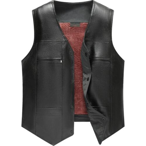 OSMIUM Men's Leather Vests
