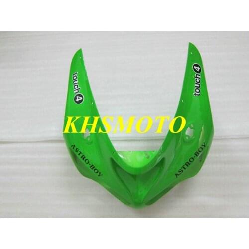 Front part Nose Fairing kit for KAWASAKI Ninja ZX6R 636 05 06 ZX 6R 2005 2006 zx6r Green Fairings set KF49
