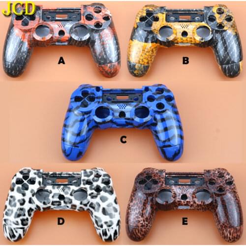 JCD For PS4 Controller Plastic Hard Shell Front Back Upper Under Controller Handle Housing Shell Case Cover For Sony DualShock 4