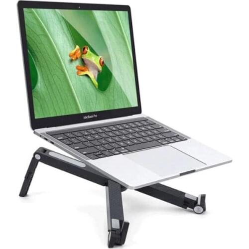 Portable Laptop Stand Aluminium Foldable Notebook Support Laptop Base Macbook Pro Holder Adjustable Bracket Computer Accessories
