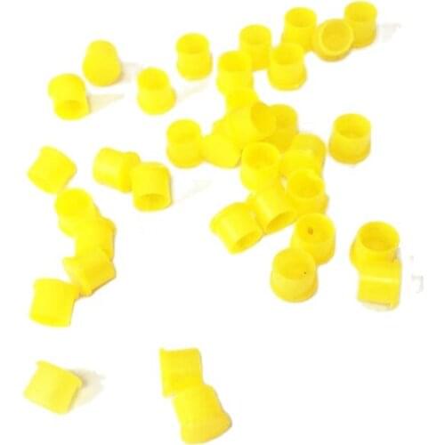 100pcs SMA Dust cap protective cover 6mm yellow color for SMA female connector wholeslae price