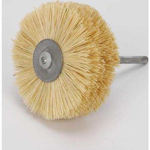 Abrasive Sisal Filament Head Wheel Brush Woodwork Durable Polish Bench Grinder For Metal Stone Wood