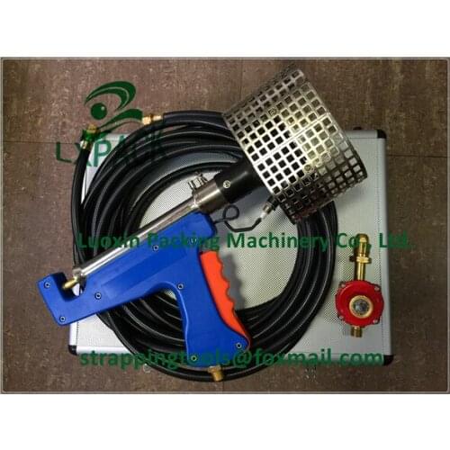 LX-PACK Patent Lowest Factory Price lpg heating torch shrink gun for shrinking wrapping lpg heating torch shrink gun packing