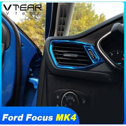 Vtear For Ford Focus MK4 st air outlet cover car decoration air vent net trim interior car-styling accessories part 2019-2020