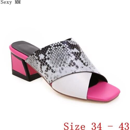 Women High Heel Sandals Shoes Woman High Heels Gladiator Sandals Pumps Plus Size 34 - 40 41 42 43