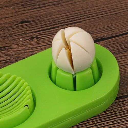 2in1 Multifunctional Egg Cutter Egg Slicer Sectioner Cutter Mold Flower-Shape Luncheon Meat Cutter Kitchen Gadgets Accessories