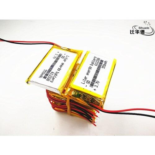 2019 The new quality 10pcs/lot 3.7V,550mAH,612338 Polymer lithium ion / Li-ion battery for automobile data recorder,GPS,mp3,mp4