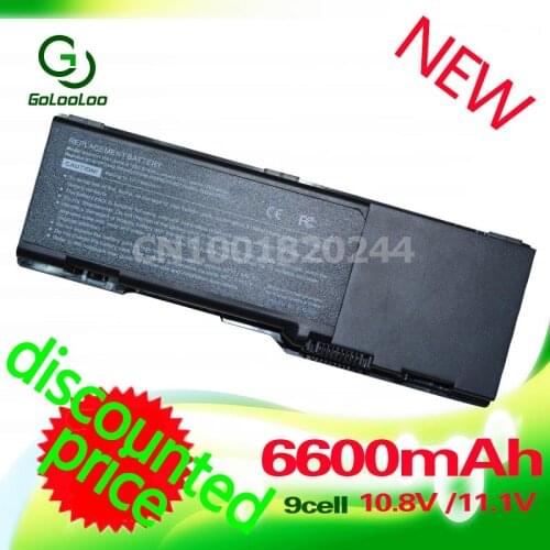 Golooloo 6600MaH Battery for dell Inspiron 6400 1501 E1505 PD946 PR002 RD850 RD855 RD857 TD344 TD347 TD349 UD260 UD264 UD267