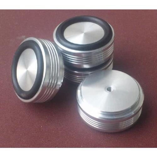 BRZHIFI aluminum feet (with rubber ring) for power amplifier/preamplifier/speaker D:44mm H:19mm