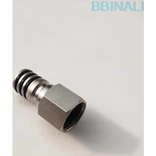 Large medium and small wind gun two-way connector air pump air compressor wire tire pressure gun inflation rod tube connector