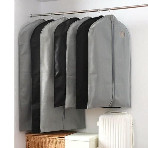 Home Household Garment Bags Clothes Suit Dress Hanging Travel Dust Zipper Solid Useful Tools Hot Sale
