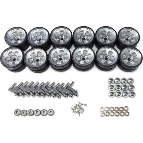 Henglong 3938 3938-1 Russian T90 1/16 RC tank upgrade parts metal wheels hub set