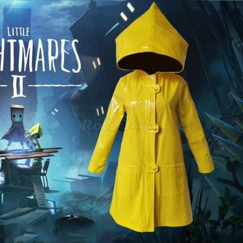Horror Game Little Nightmares 2 Six Cosplay Costume Unisex Halloween Party Show Costumes S-3XL C101M141