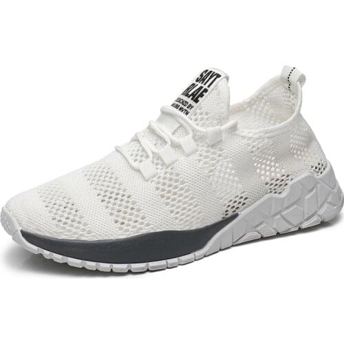 Sneakers Men Mesh Shoes Summer Breathable Runnnig Shoes Light Lace-up Casual Sports Shoes Fashion Male Shoes Zapatos De Hombre