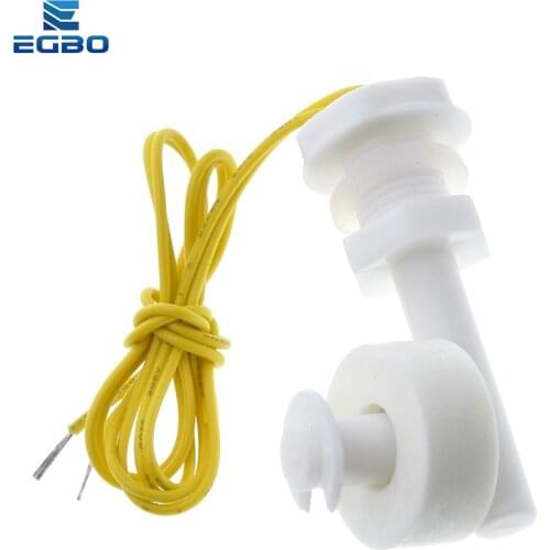 EGBO Mini Float Switch Contains DC 220V Liquid Water Level Sensor Right Angle Float Switch for Fish Tank Switchs Sensors