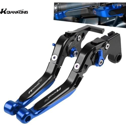With logo Motorcycle CNC Aliuminum Adjustable Brake Clutch Levers Handle Handbar For BMW R1200RS R 1200 RS 2015 2016 2017 2018