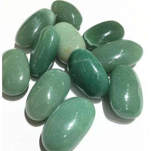 Natural Polished Gemstone crystal Pebble stones Green Aventurine Bulk Tumbled stones for Reiki