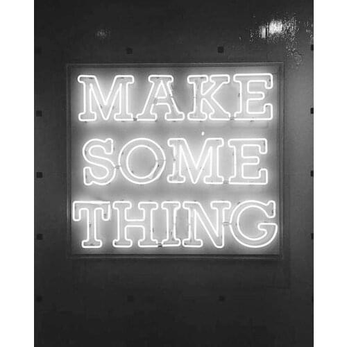 Neon Sign Make some thing Lamps decorate room wall window light Bar Neon Light Sign Tube Neon Shop Windows Garage Wall Sign beer