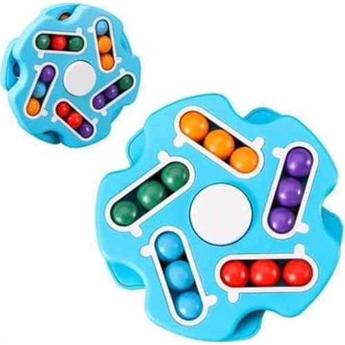 New Magic Beans Cube Fingertip Fidgets Toys Kids Adults Stress Relief Spin Beads Puzzles Children Education Intelligence Game