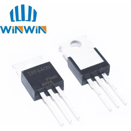 10pcs IRF640N IRF640 IRF640NPBF Power MOSFET MOSFT 200V 18A 150mOhm 44.7nC TO-220 new original