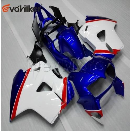 Motorcycle fairing for VFR800 1998 1999 2000 2001 blue white VFR 800 98 99 00 01 ABS Plastic motorcycle cowl