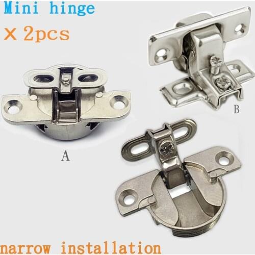 Cabinet door hinge, internal push door concealed mounting hinge 35 cup special angle door hinge small side spring hinge