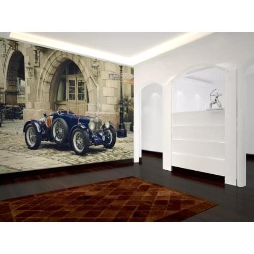 Custom wallpaper 3d photo mural European stereo classic car TV background wall living room bedroom wallpaper 3d murals