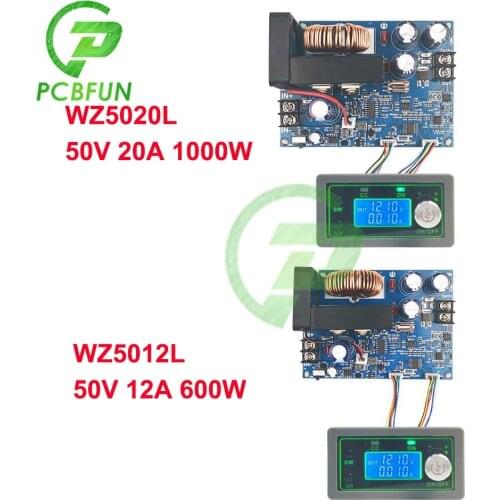 WZ5020L WZ5012L DC DC Buck Converter CC CV Step-down Power Supply Adjustable Module 50V 20A 12A 1000W 600W Voltage Regulated Mod