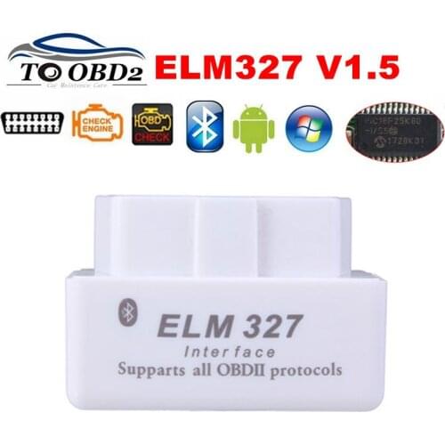 FW V1.5 Super MINI ELM327 Bluetooth ELM 327 PIC18F25K80 Version 1.5 OBD2 / OBDII for Android Torque Car Code Scanner