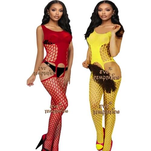 Sexy Sheer Sleepwear Babydoll BODYSUIT Mesh Teddy Body Stocking Intimate Catsuit sexy clothing lingerie teddy body suit W116