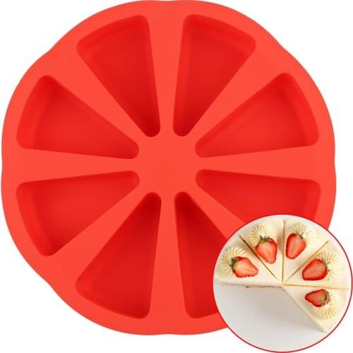 Silicone Cake Mold triangle cake mold Food grade silicone mold Non-stick, for pudding,Birthday Party Bread,DIY