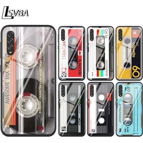 Silicone Soft Cover Classical Old Cassette for Samsung Galaxy A90 A80 A70S A70 A60 A50S A50 A40S A30 A20E A10S A10 Phone Case