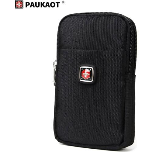 PAUKAOT Fanny Pack for Men Money Pouch Belt Bum Bag Fanny Waist Pack Clear Purse Phone Wallet Small Bag Cards Key Holders